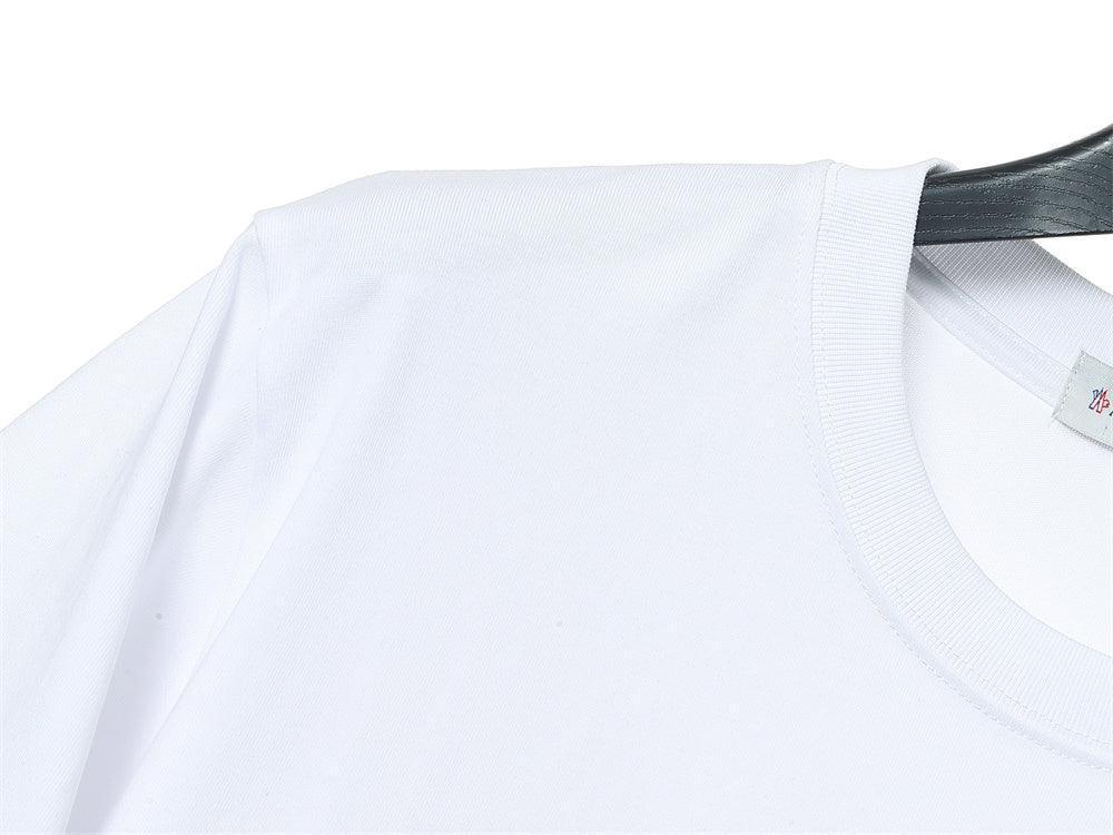 Moncler T-Shirt Without Collar 'White' - SleekGait