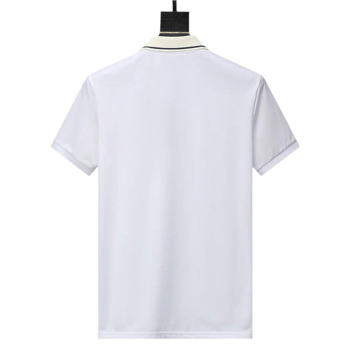 Gucci White T-shirt with a collar - SleekGait