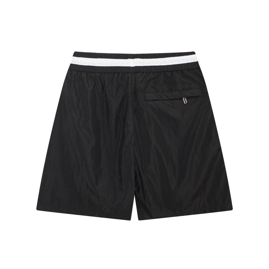 Burberry Men's Striped Cotton Knit Basketball Shorts 'Black' - SleekGait