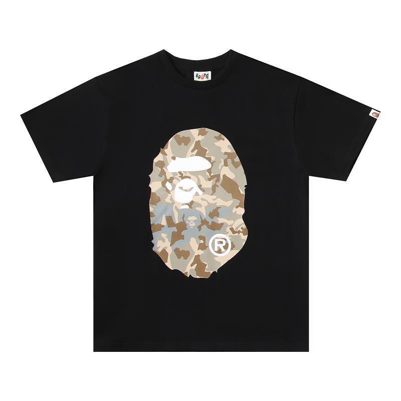 BATHING APE MEN T-SHIRT BAPE X HOT WHEELS APE HEAD TEE Black T-Shirt - SleekGait