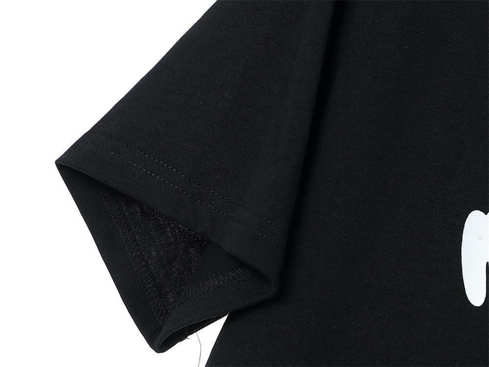 Moncler T-Shirt Without Collar 'Black' - SleekGait