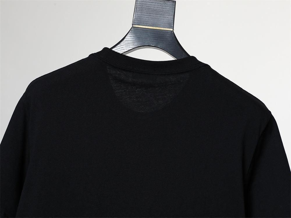 Fendi Roma T-Shirt without Collar 'Black' - SleekGait