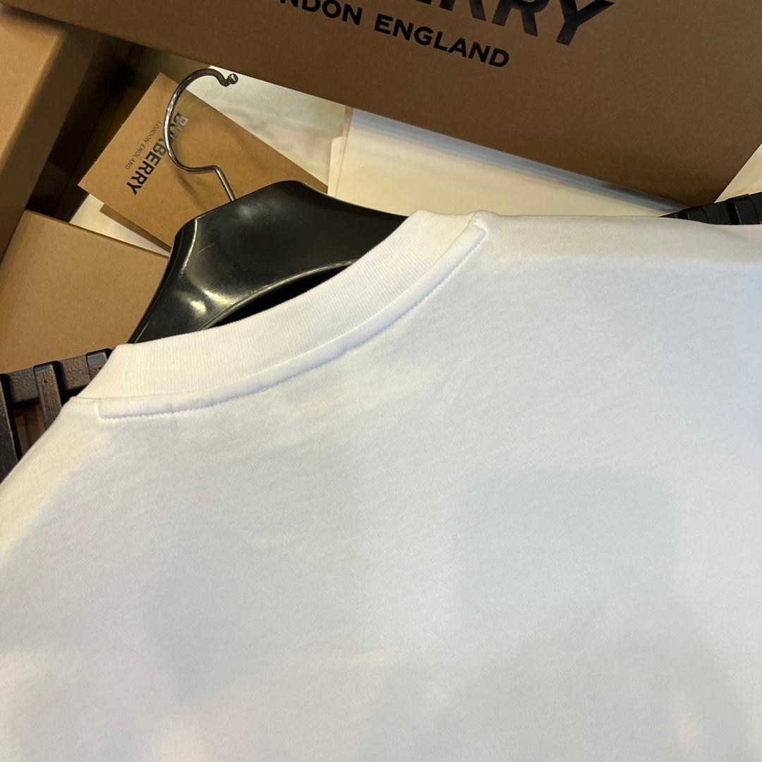 Burberry T-Shirt Without Collar 'White' - SleekGait