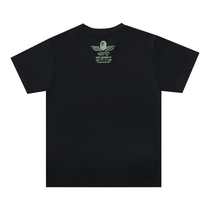 BAPE X HOT WHEELS APE HEAD TEE Black T-Shirt - SleekGait