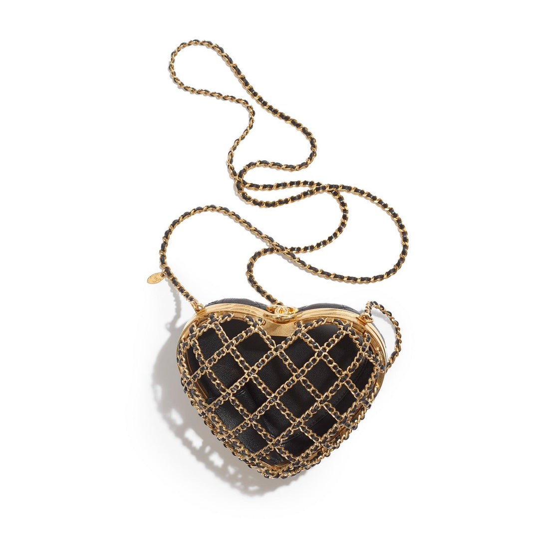 Chanel 2023 CC Heart Minaudiere Bag