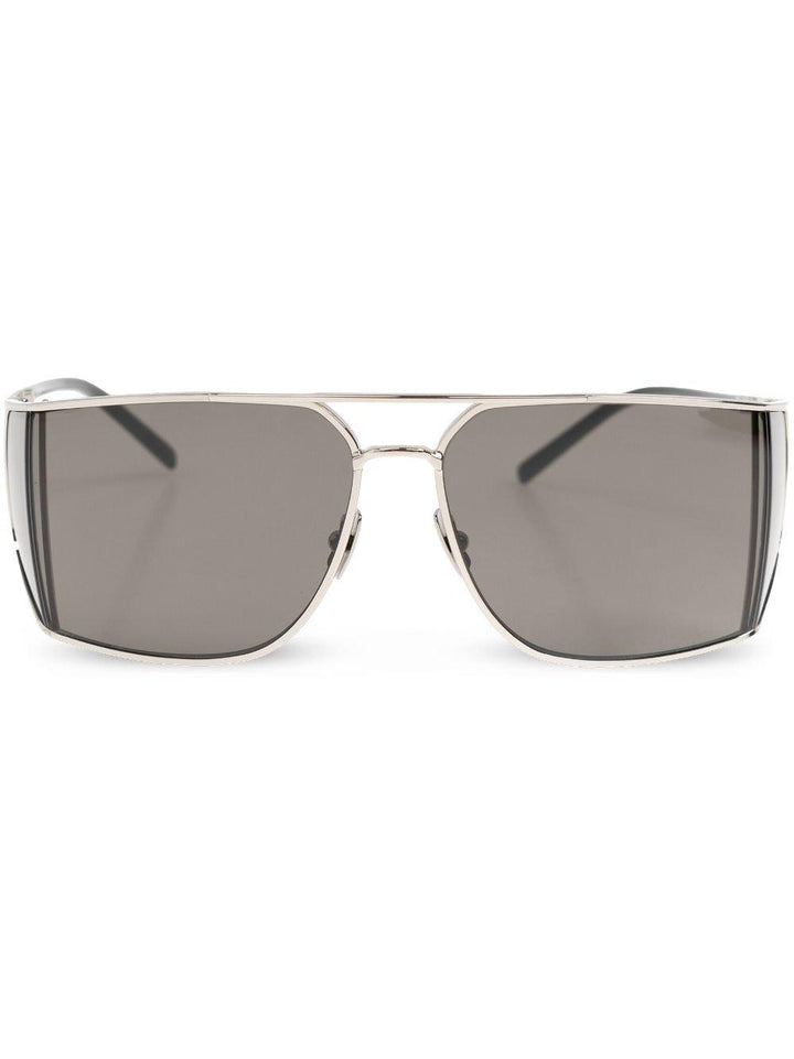 SAINT LAURENT Wraparound Men's Sunglasses with Double Bridge - SleekGait