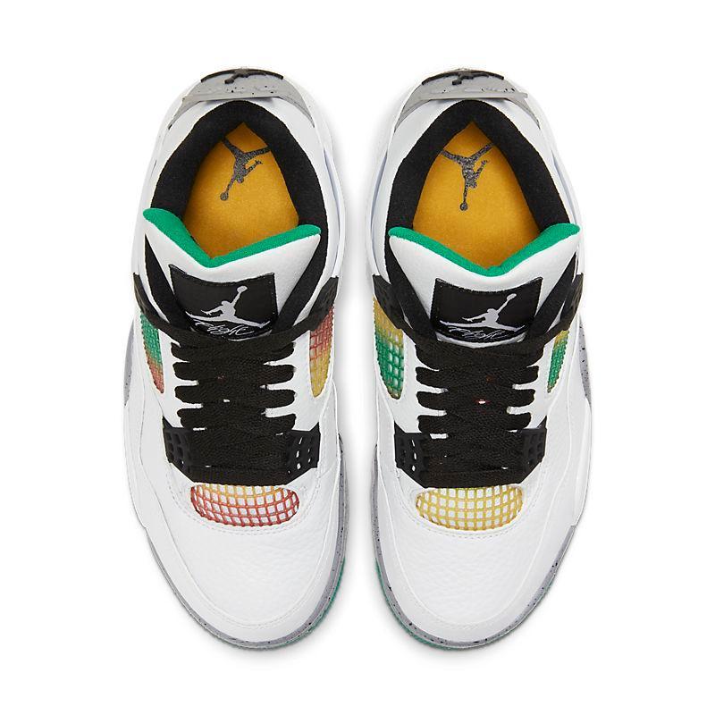 Air Jordan 4 Retro 'Lucid Green Rasta' - SleekGait