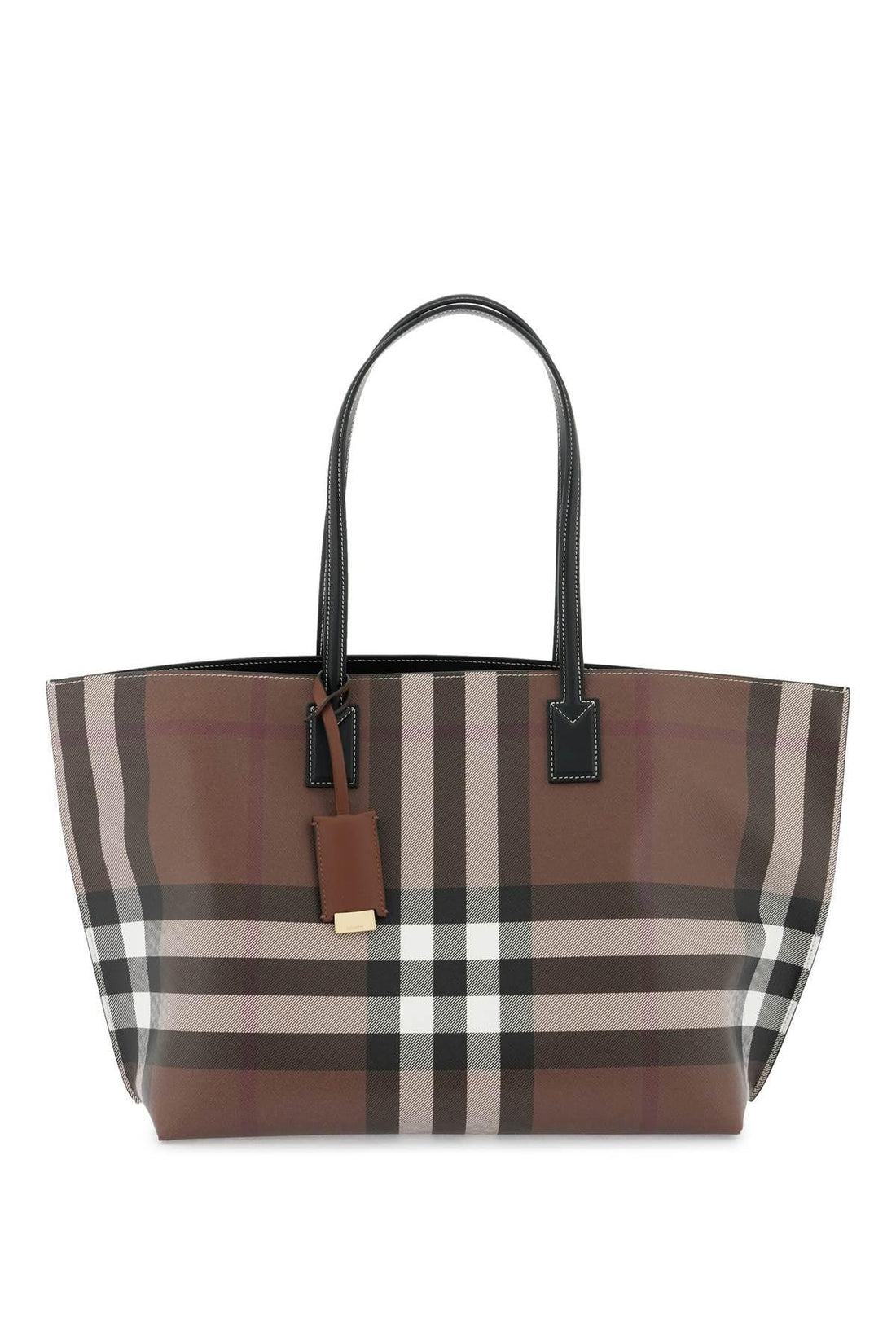 BURBERRY Checkered Design Tote Handbag for Women - SleekGait