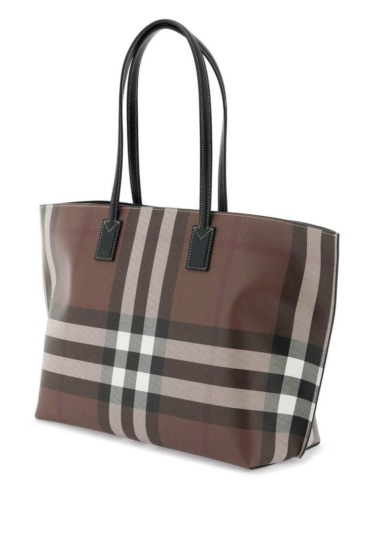 BURBERRY Checkered Design Tote Handbag for Women - SleekGait