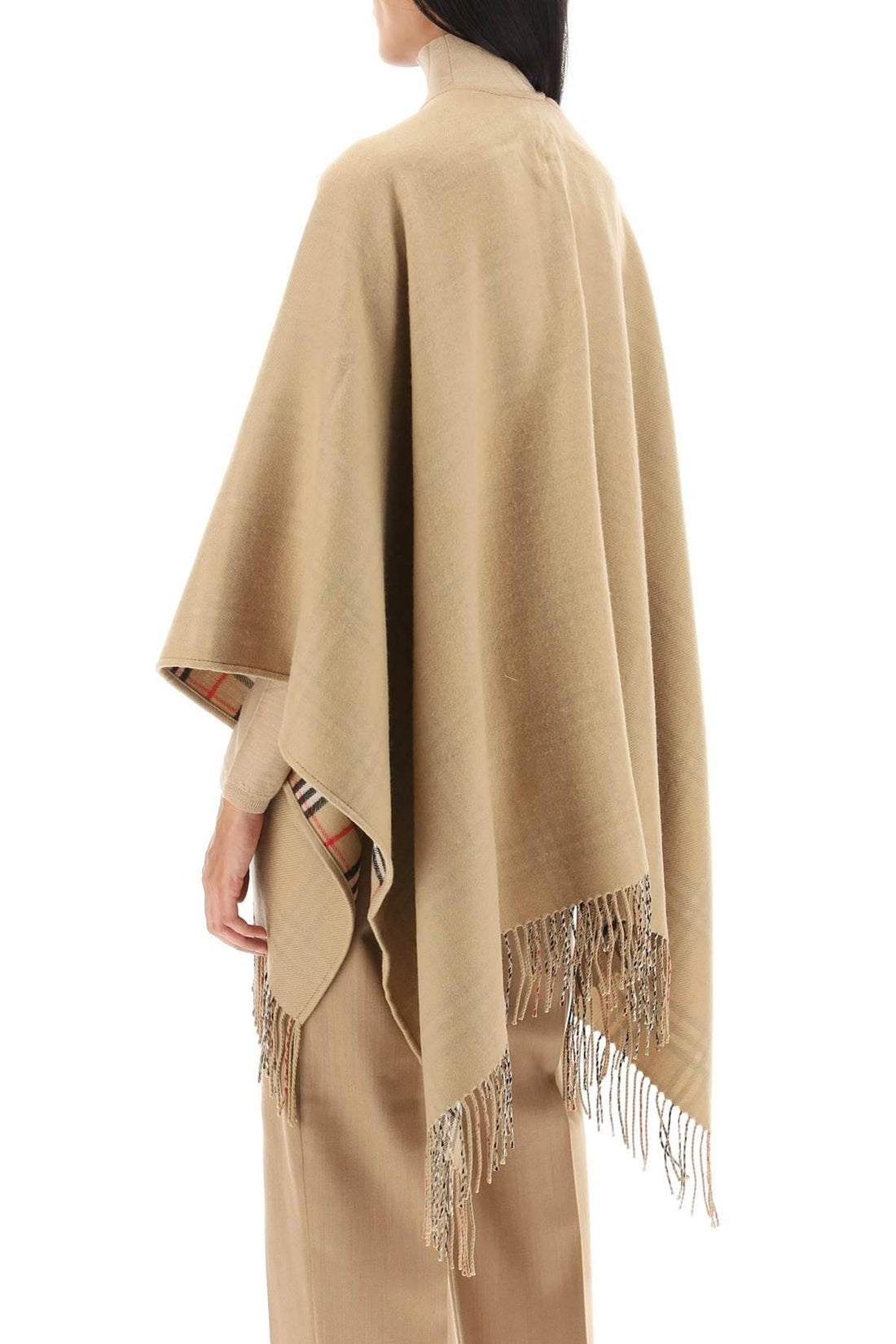 BURBERRY Elegant Wool Stole for Women - SS24 Collection - SleekGait