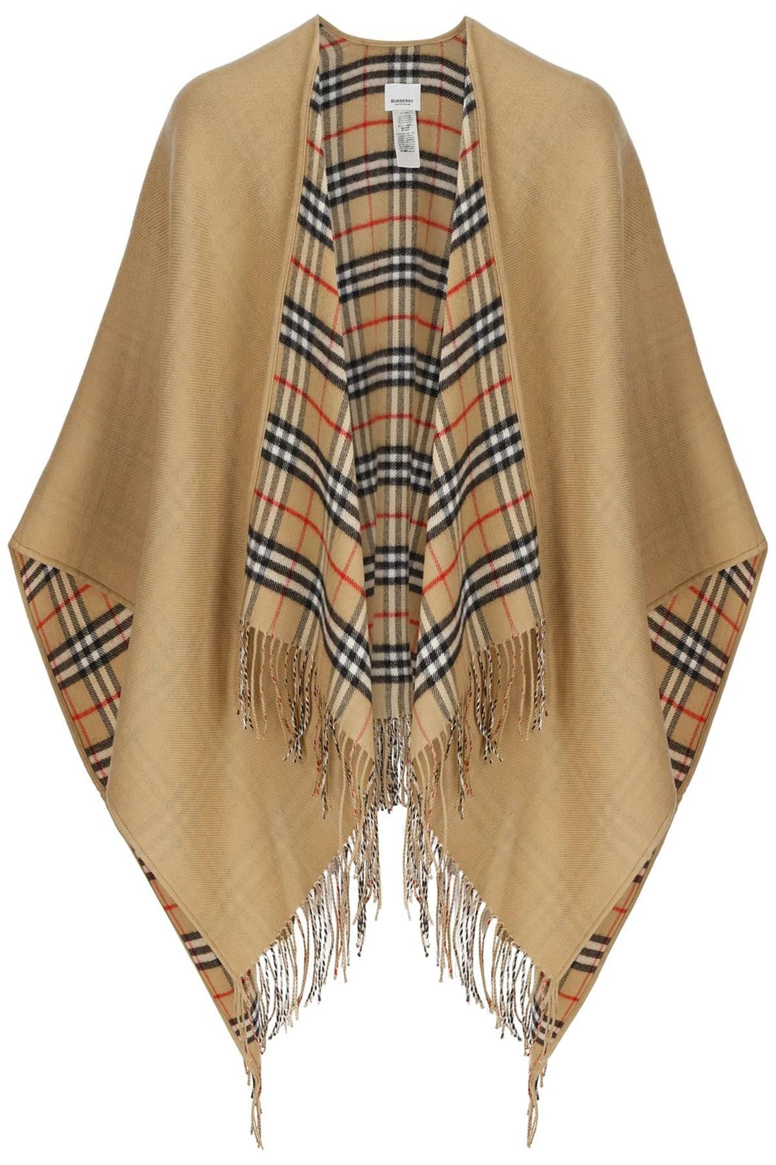 BURBERRY Elegant Wool Stole for Women - SS24 Collection - SleekGait