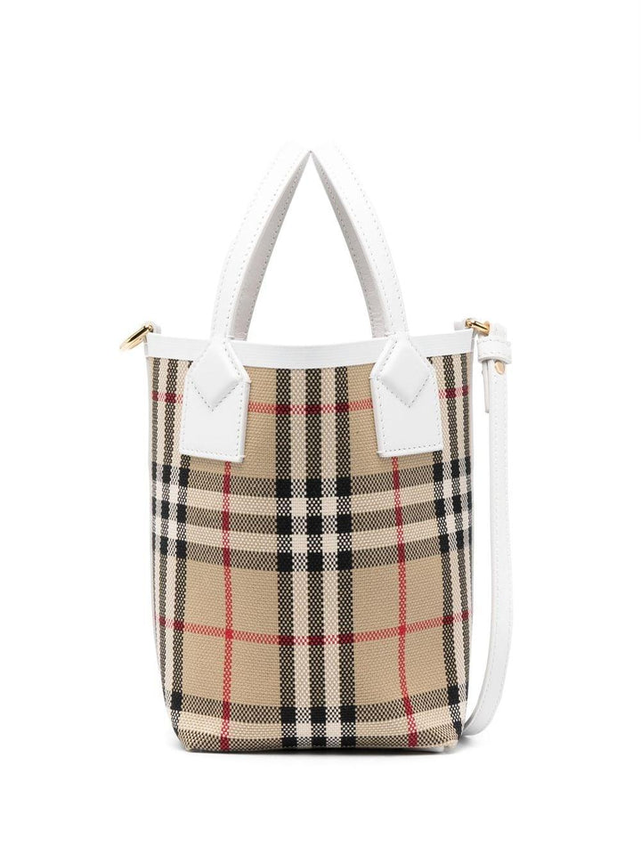 BURBERRY Mini Vintage-Check Bucket Handbag - SleekGait