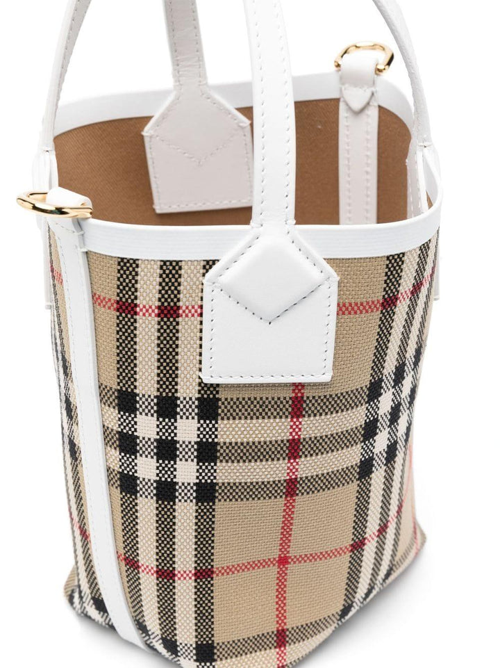 BURBERRY Mini Vintage-Check Bucket Handbag - SleekGait