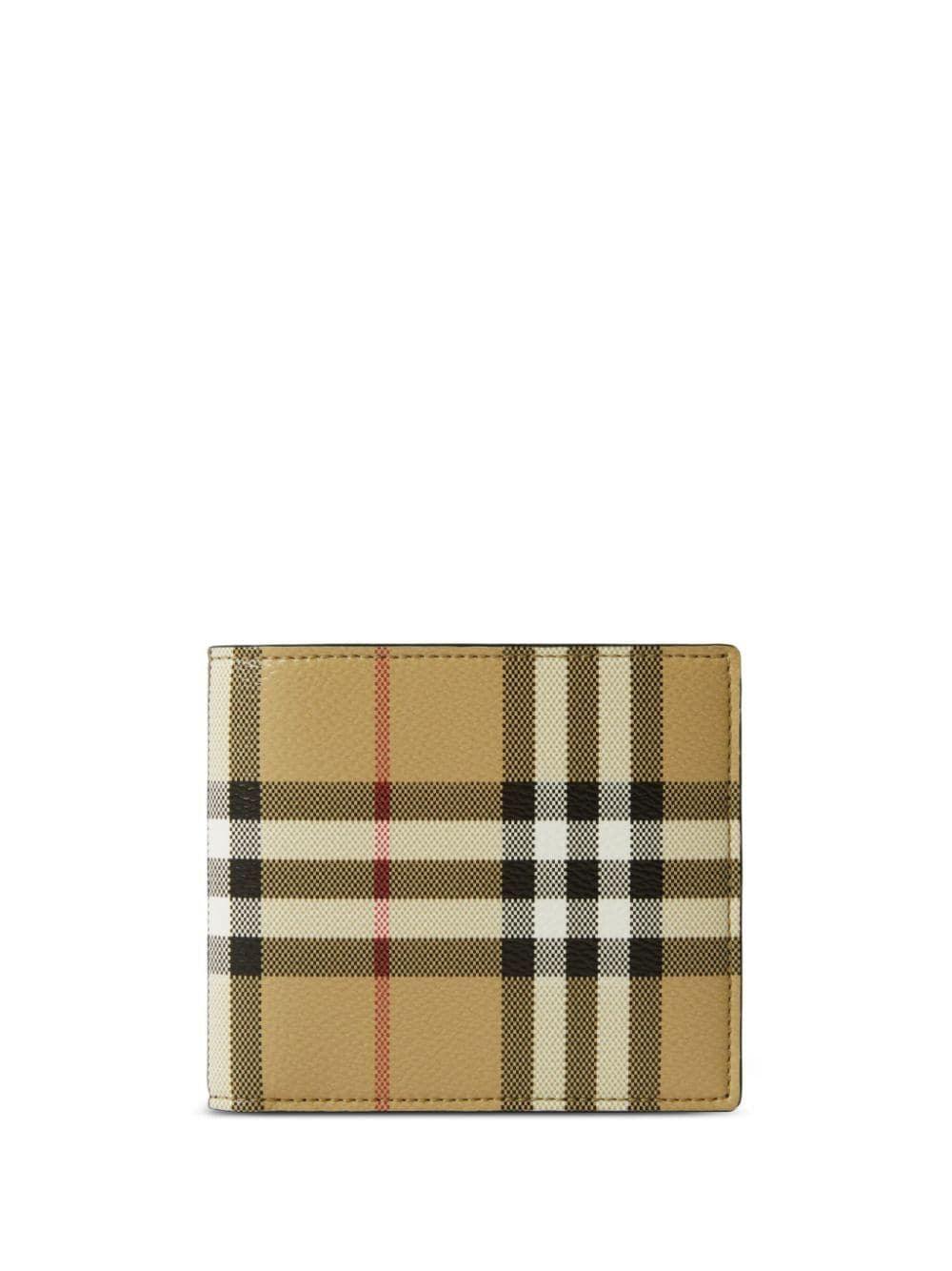 BURBERRY Mini Coated Canvas Wallet - SleekGait