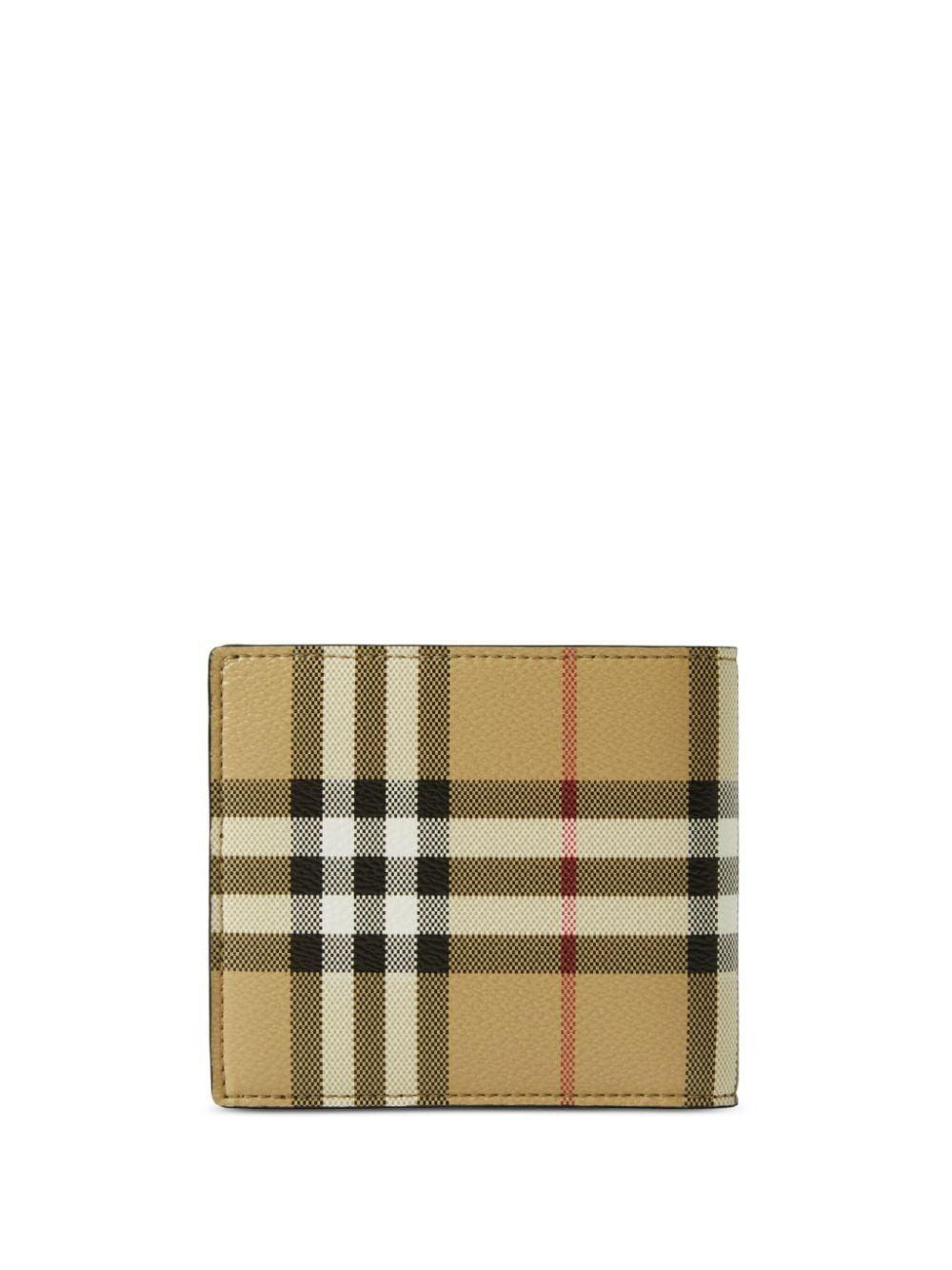 BURBERRY Mini Coated Canvas Wallet - SleekGait