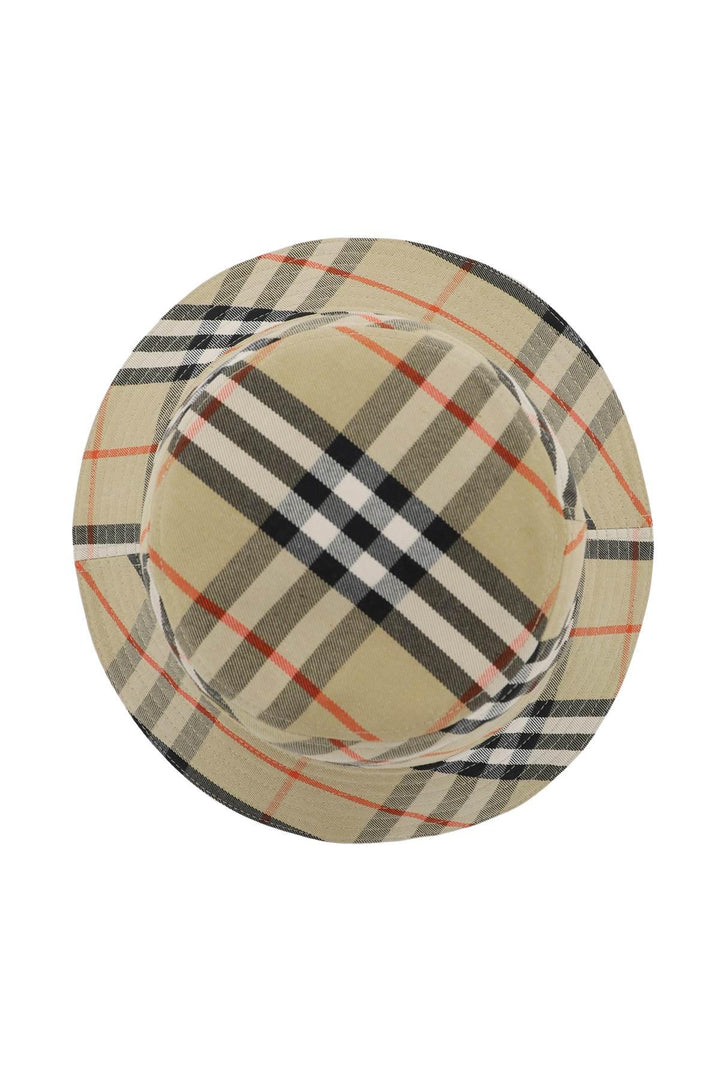 BURBERRY Vintage Check Pattern Bucket Hat for Men - SleekGait