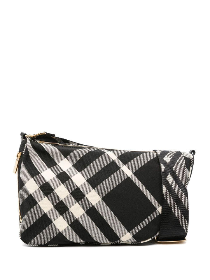 BURBERRY Shield Check Messenger Handbag - SleekGait