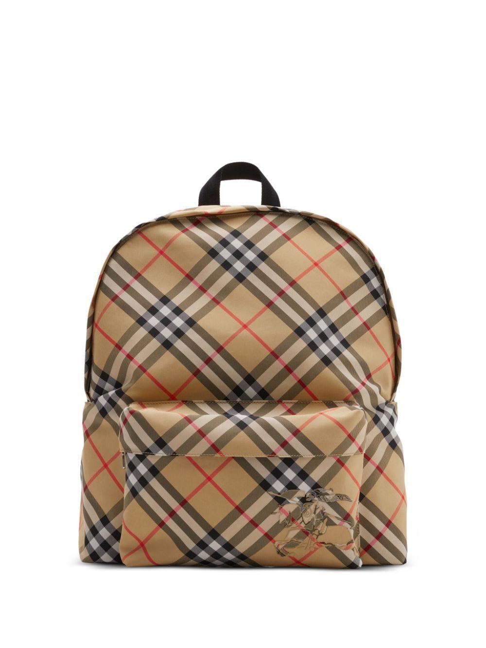 BURBERRY Autumn Check Mini Backpack - SleekGait