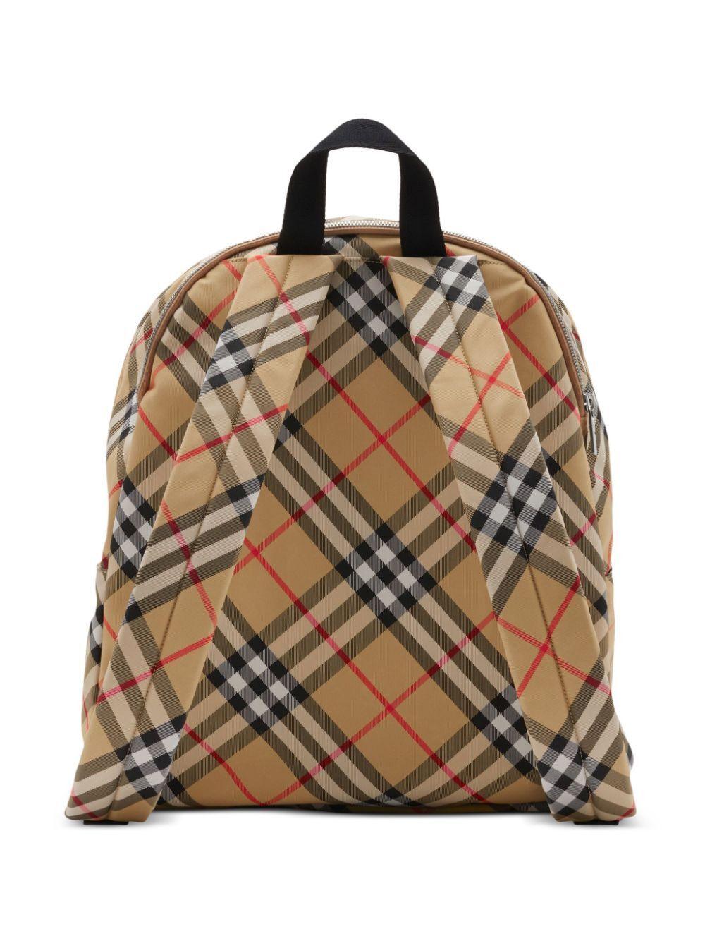 BURBERRY Autumn Check Mini Backpack - SleekGait