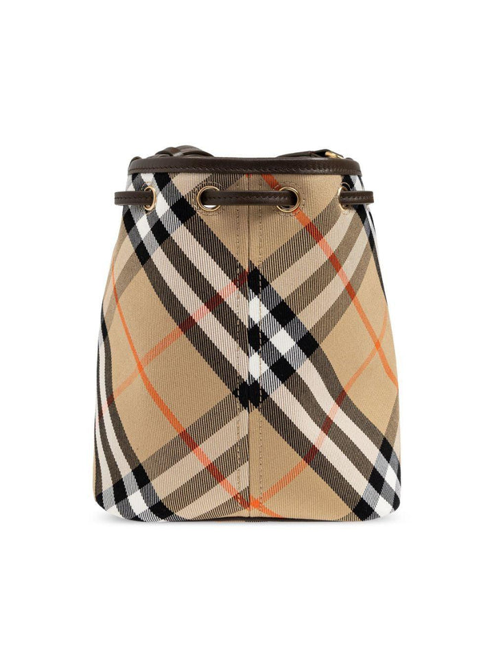 BURBERRY Chic Check Mini Bucket Handbag - SleekGait