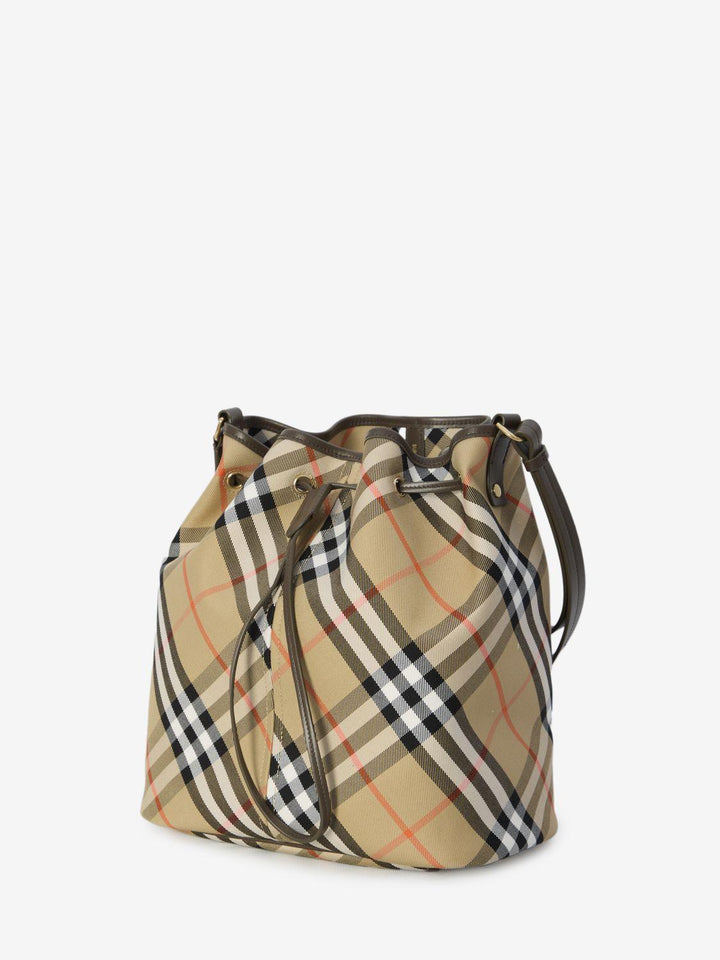 BURBERRY Vintage Check Bucket Bag for Women - SleekGait