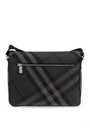 BURBERRY Grid Messenger Handbag 28cm x 23cm x 13cm - SleekGait