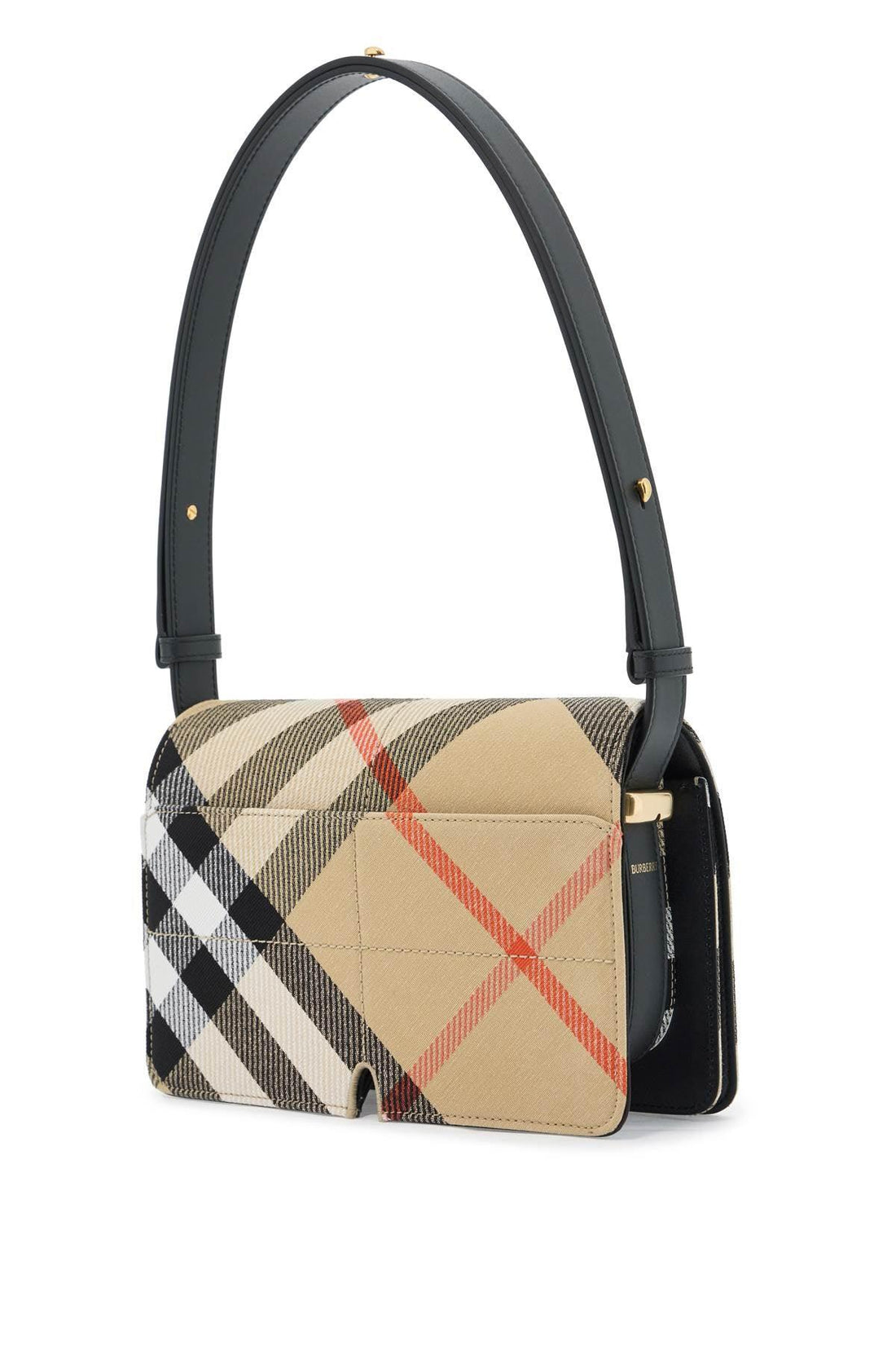 BURBERRY Multicolor Check Pattern Handbag with Adjustable Strap - SleekGait