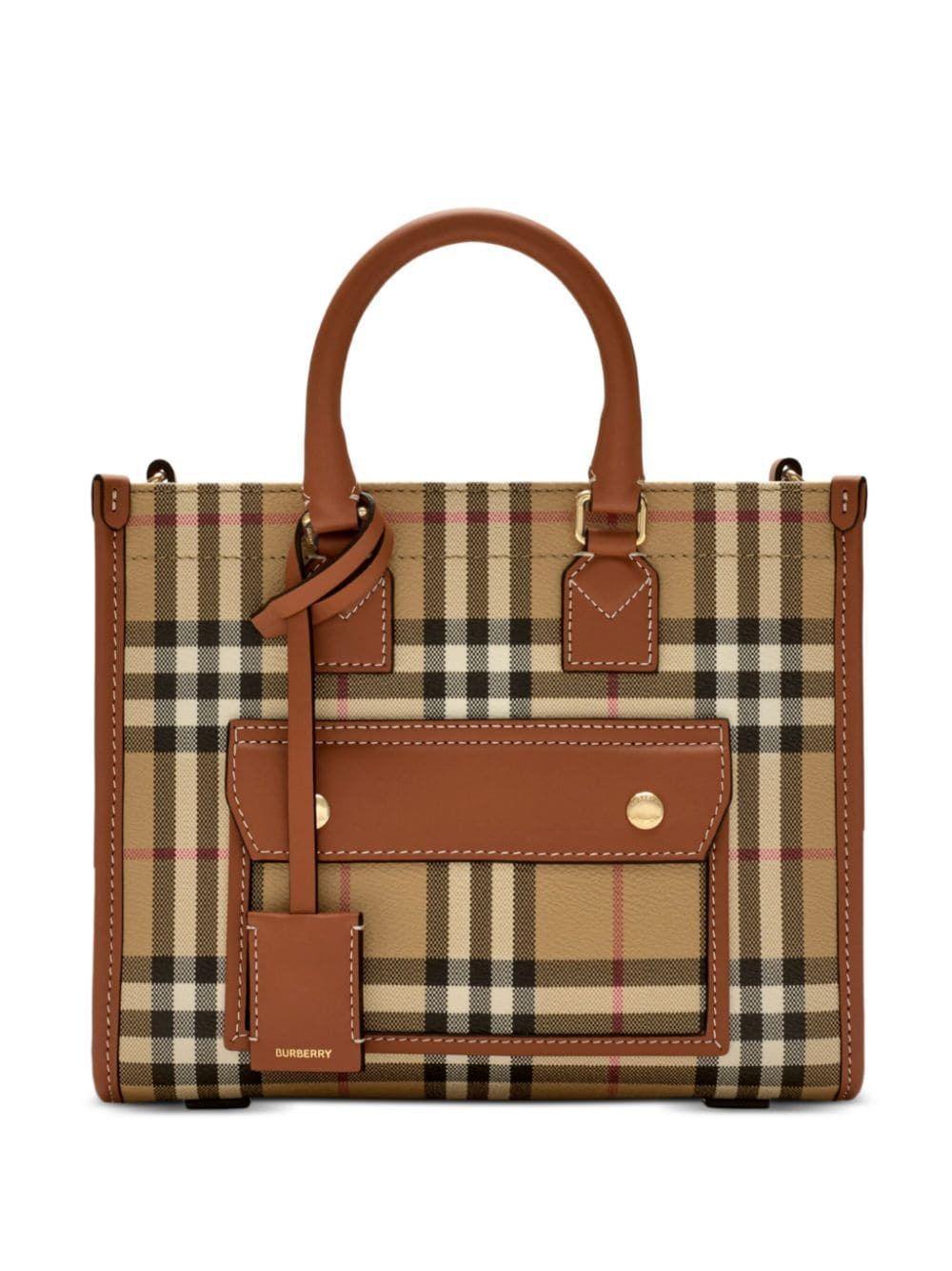 BURBERRY Chic Mini Freya Tote Handbag - SleekGait