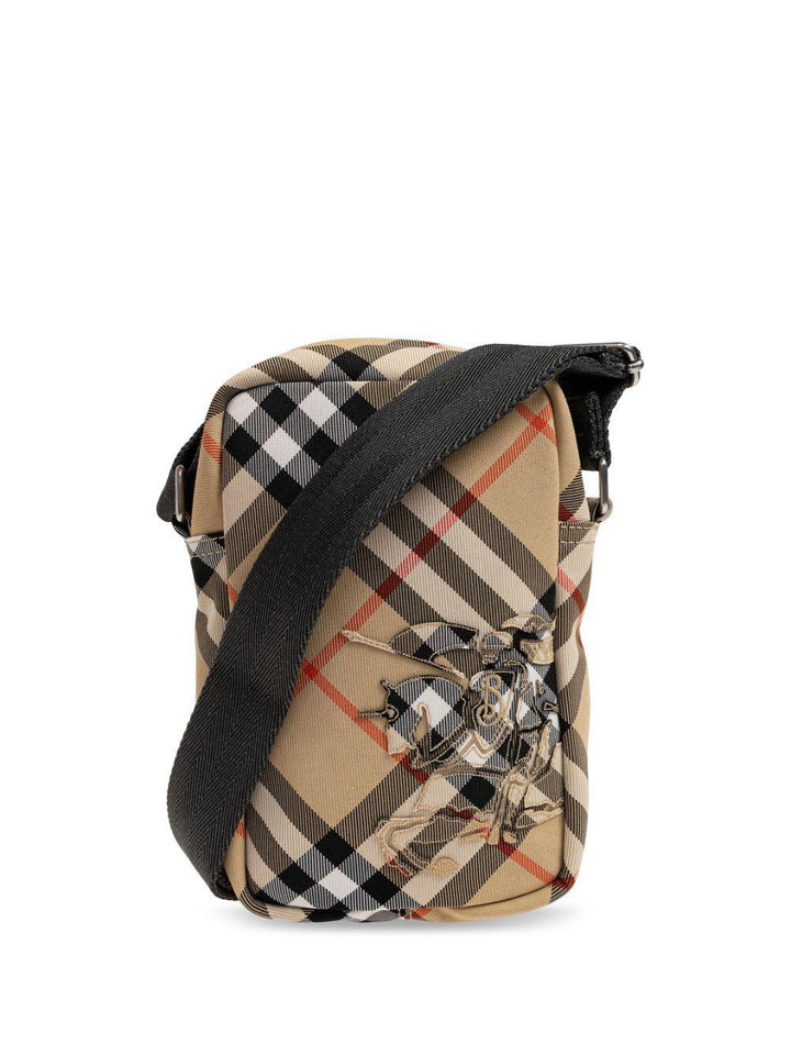 BURBERRY Check Motif Mini Smartphone Case/Shoulder Bag - SleekGait