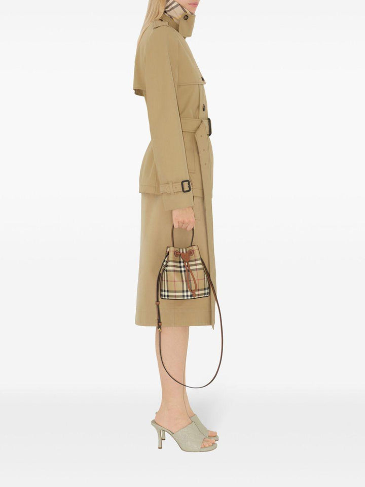 BURBERRY Mini Drawstring Bucket Handbag - SleekGait