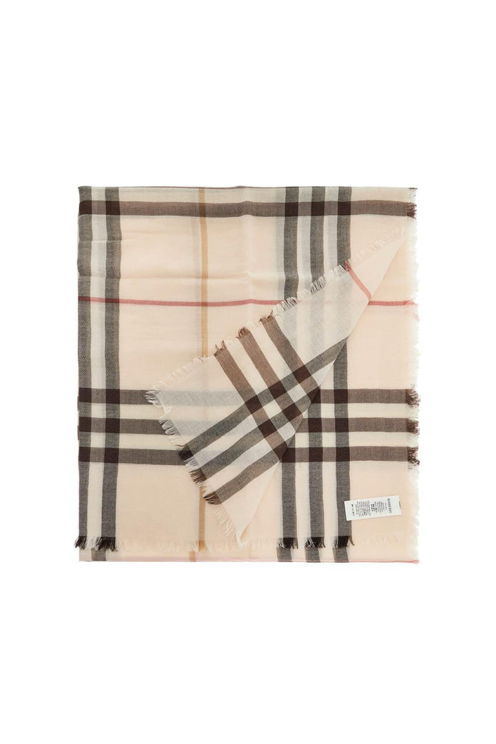 BURBERRY Classic Iconic Check Wool Scarf for Men and Women - SleekGait