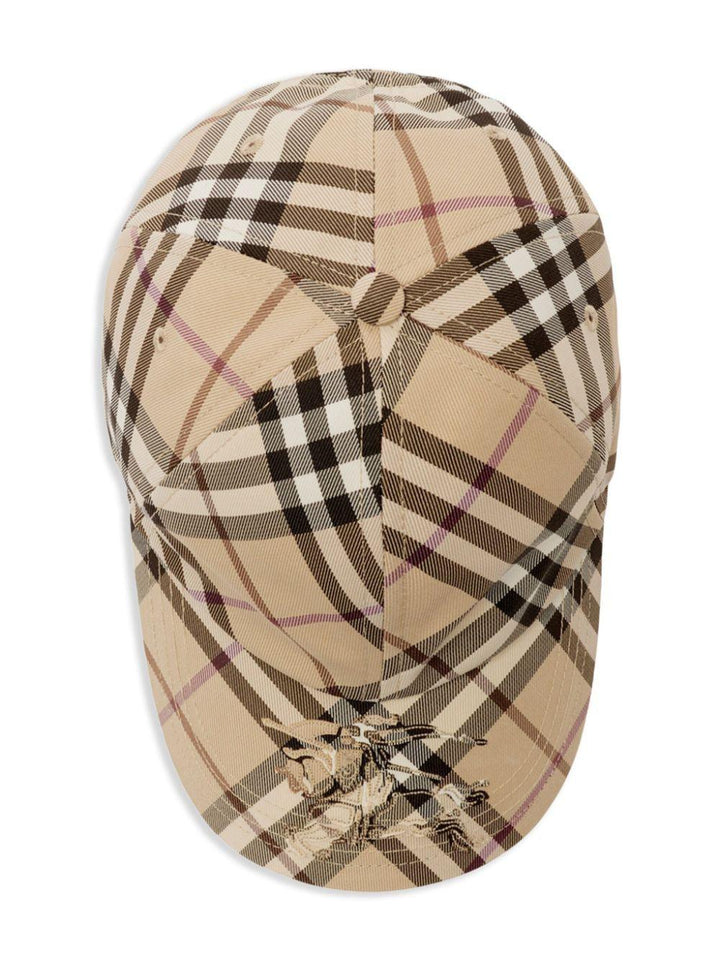 BURBERRY Classic Check Baseball Cap - SleekGait