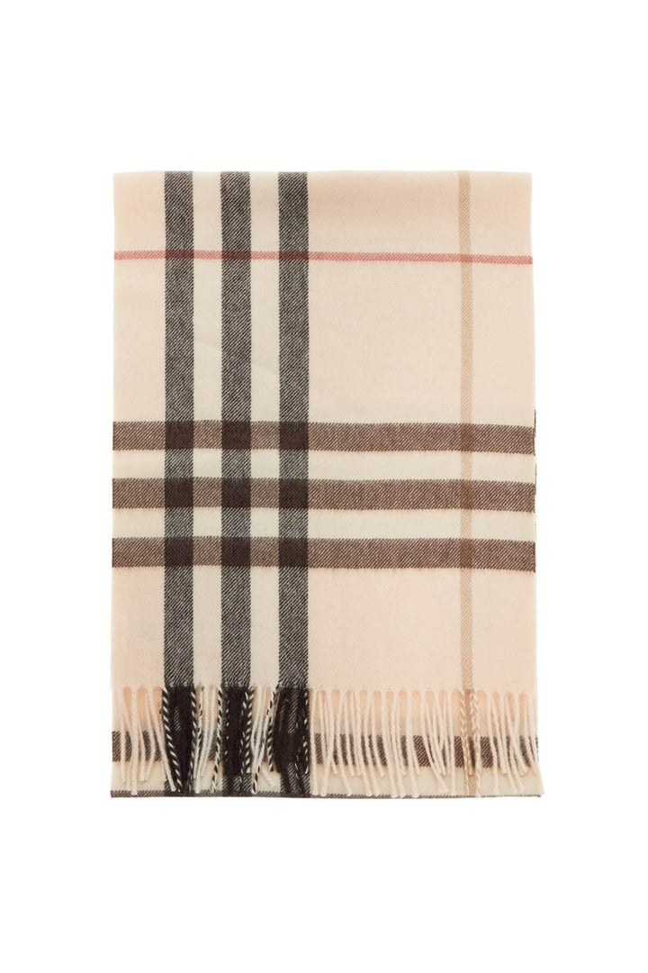 BURBERRY Classic Check Cashmere Scarf - SleekGait