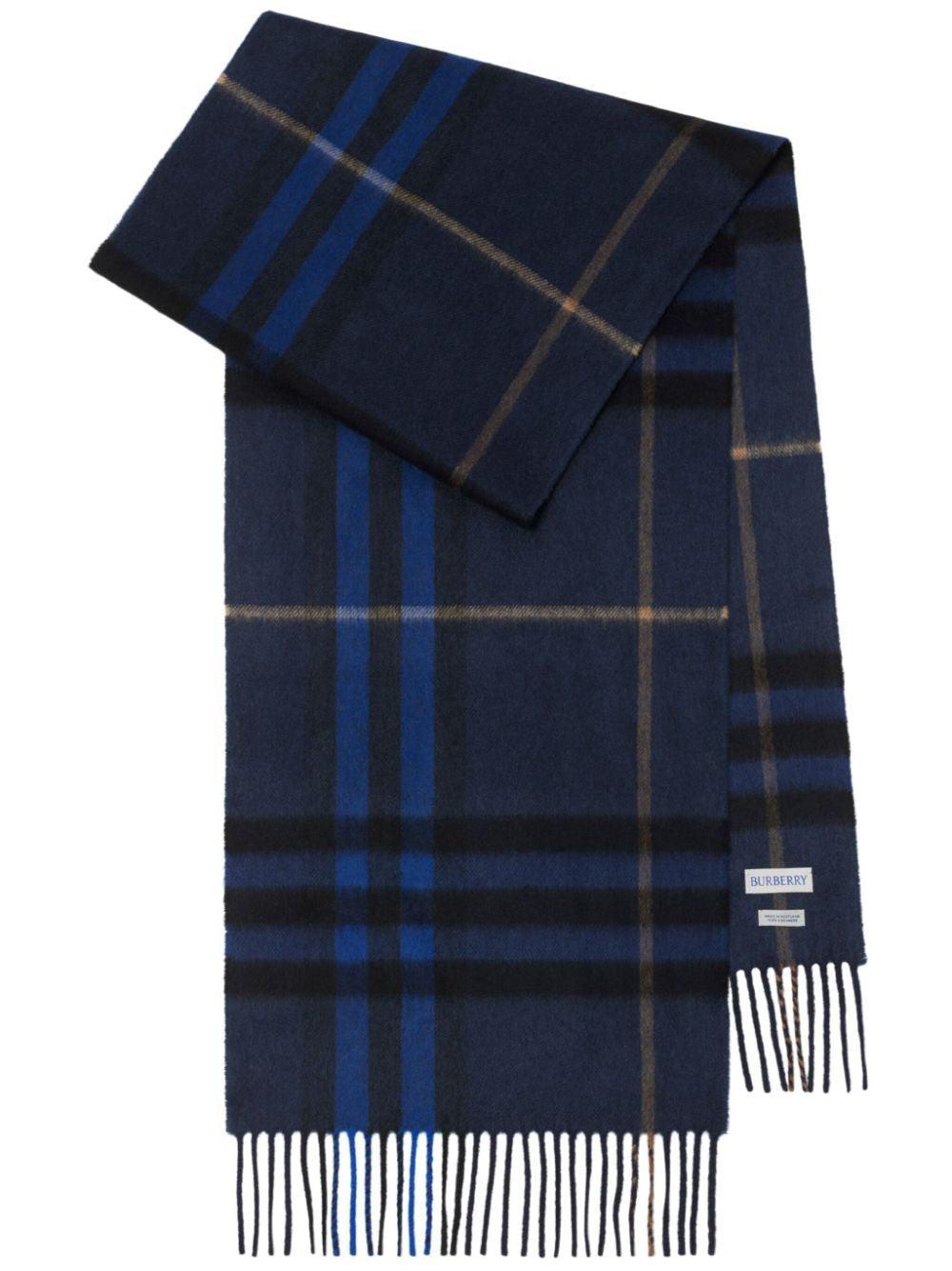 BURBERRY Giant Check Cashmere Scarf - SleekGait