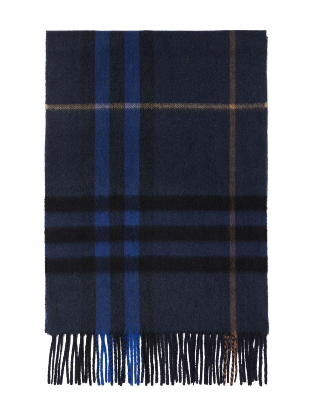 BURBERRY Giant Check Cashmere Scarf - SleekGait