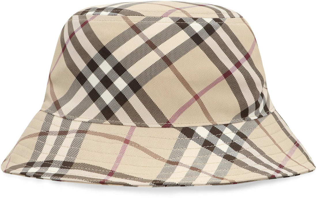 BURBERRY Classic Check Motif Bucket Hat - SleekGait