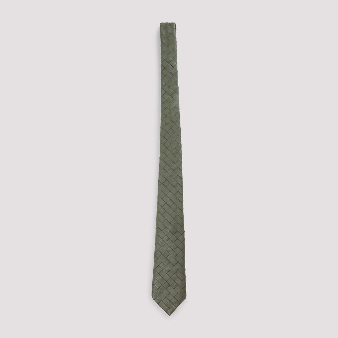 BOTTEGA VENETA Intrecciato Leather Tie - SleekGait