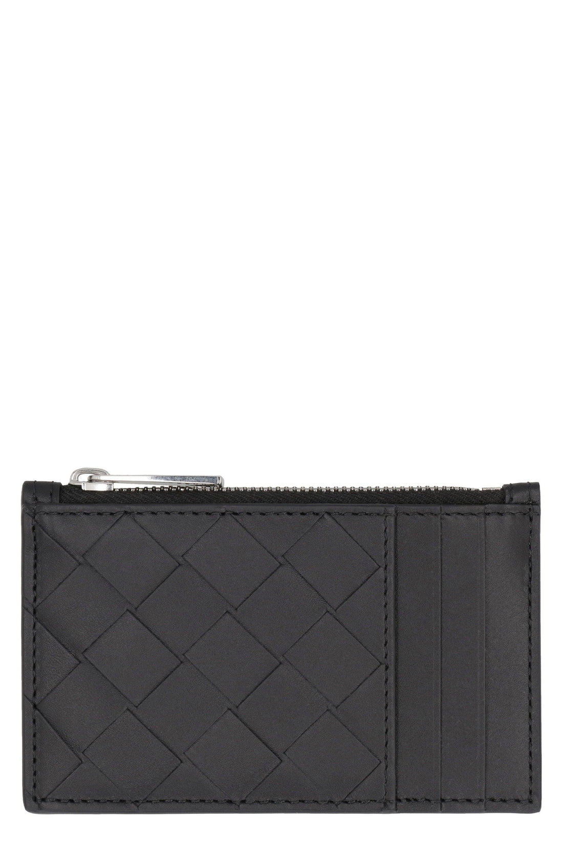 BOTTEGA VENETA Mini Leather Card Holder - SleekGait