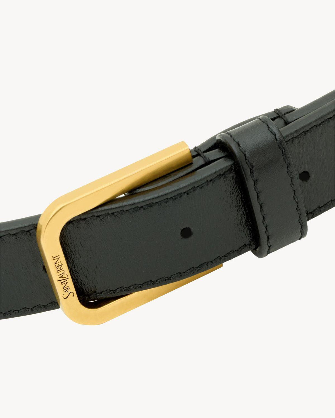 SAINT LAURENT Minimalist 2cm Belt with Adjustable Buckle - SleekGait