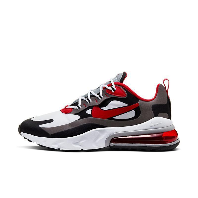 Nike Air Max 270 React 'Black Iron Grey University Red' - SleekGait