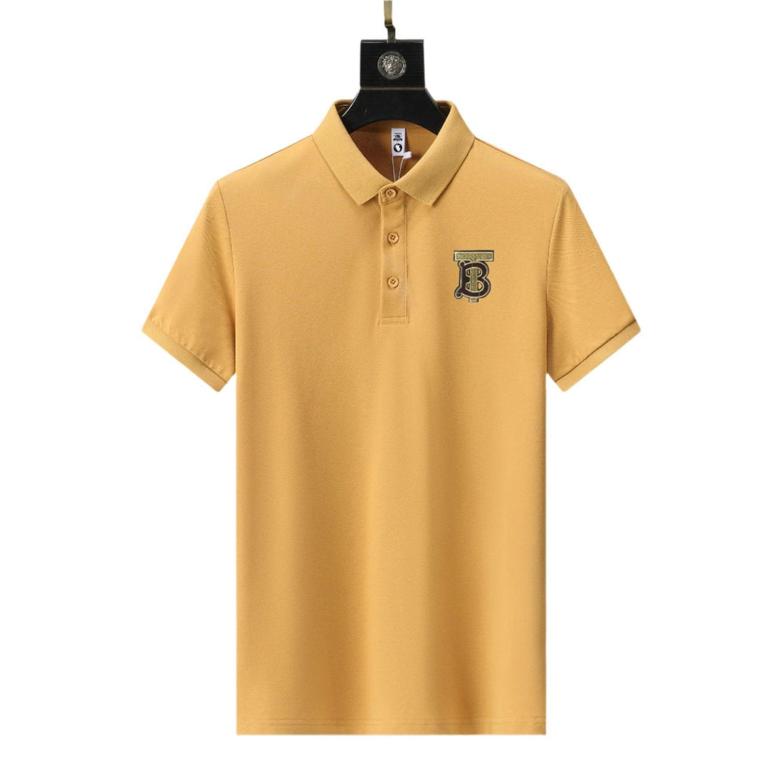 Burberry Yellow T-Shirt With Collar - SleekGait