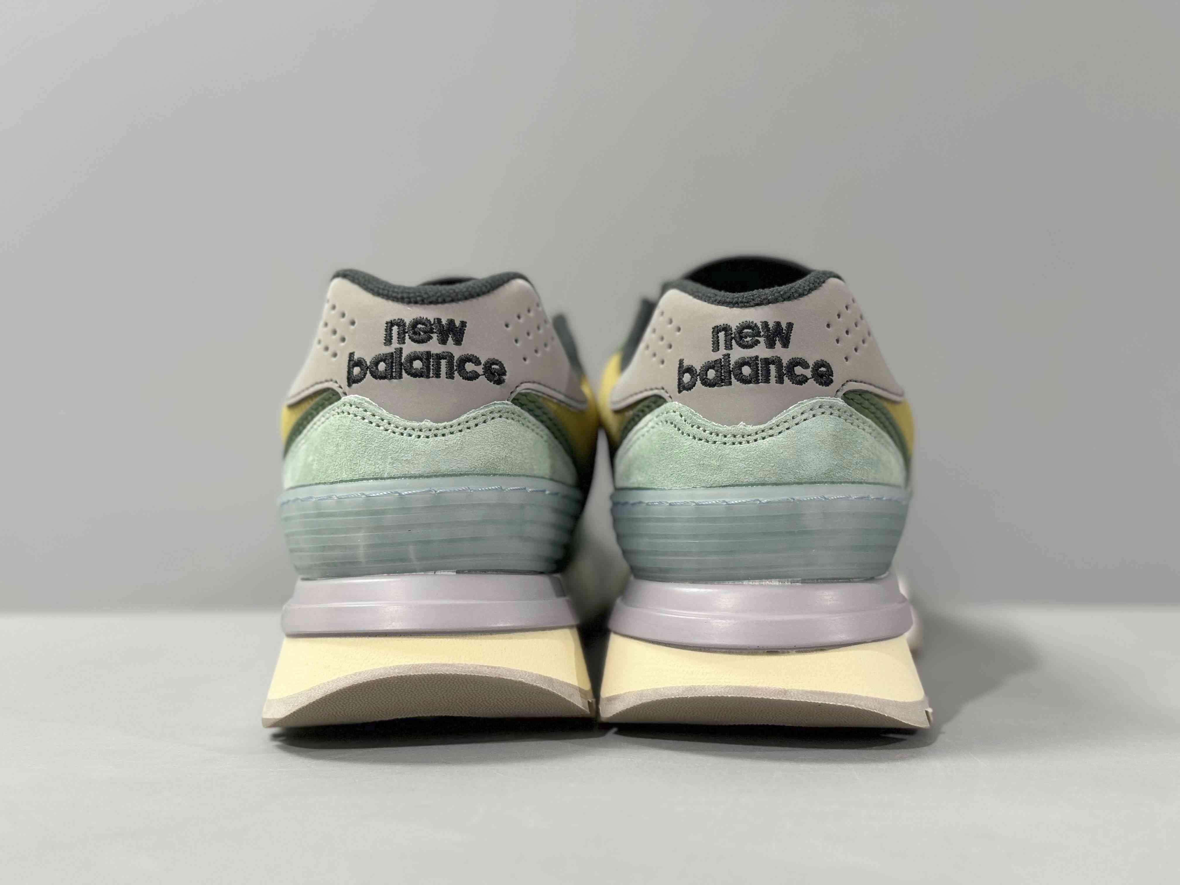 New Balance 574 Legacy Stone Island Light Green - SleekGait