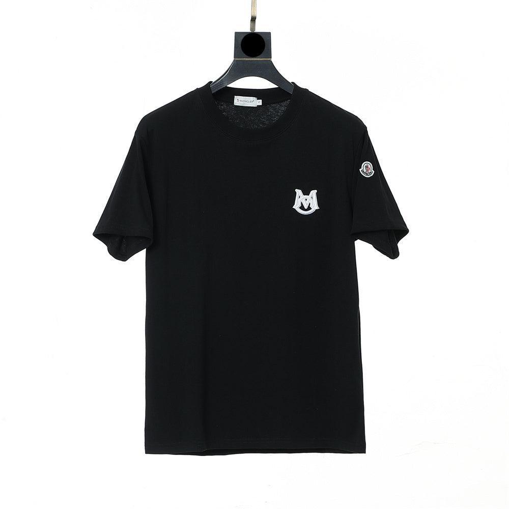 Moncler T-Shirt Without Collar 'Black' - SleekGait