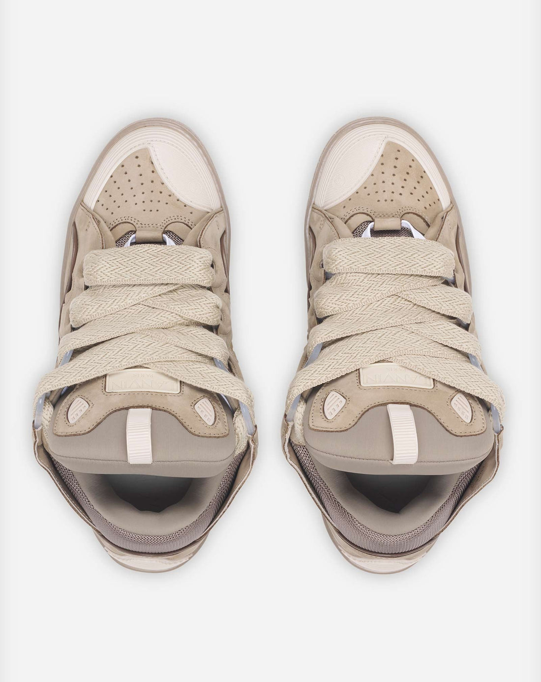 Lanvin LEATHER CURB SNEAKERS