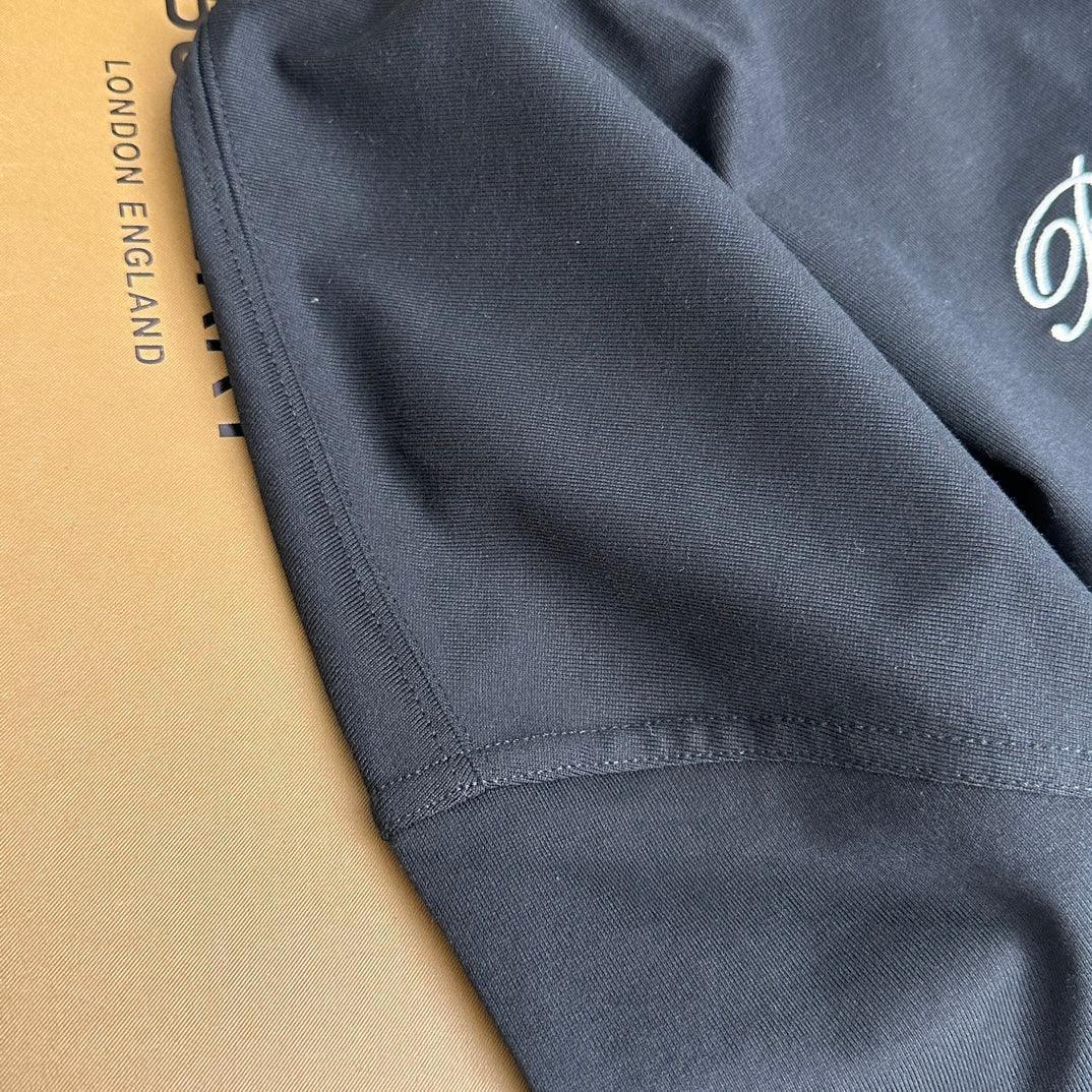 Burberry T-Shirt With Rose Without Collar 'Black' - SleekGait