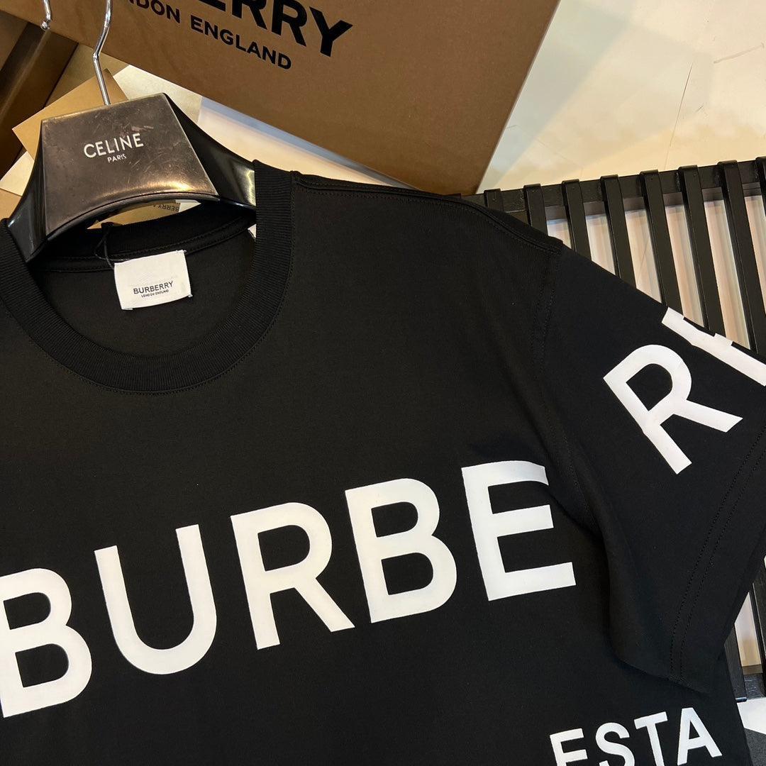 Burberry Black T-Shirt Without Collar - SleekGait