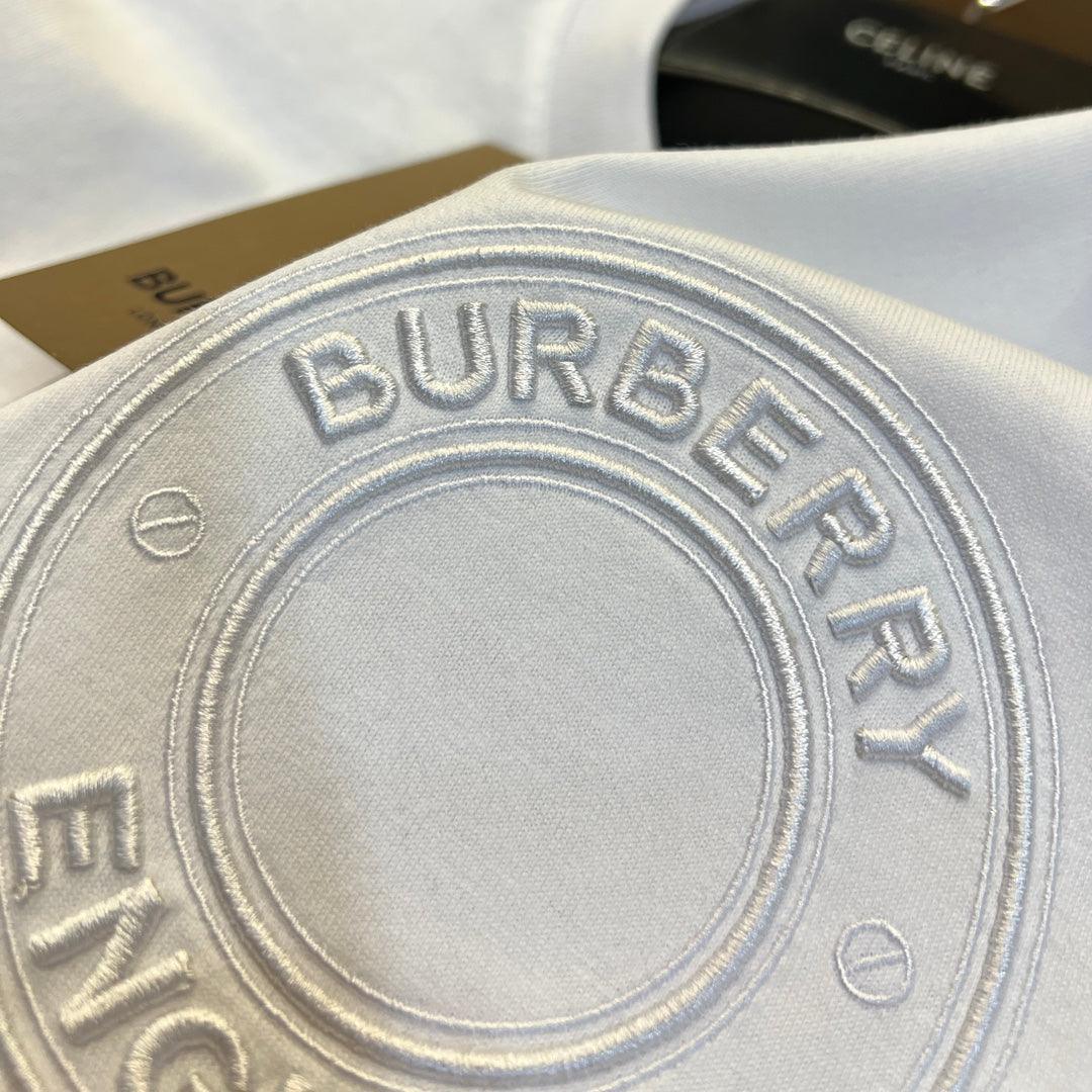 Burberry T-Shirt Without Collar 'White' - SleekGait