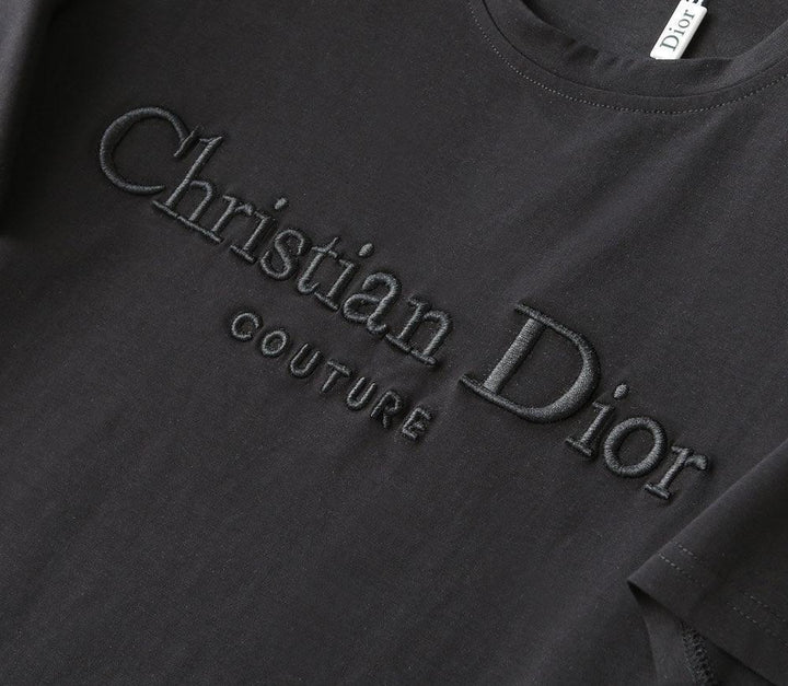 Dior T-Shirt Without Collar 'Black' - SleekGait