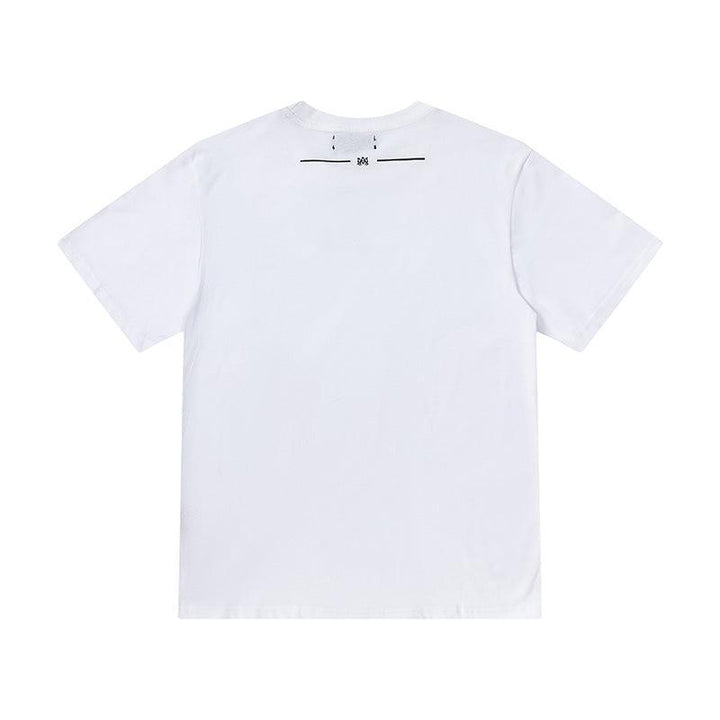 Amiri White T-Shirt Without Collar - SleekGait