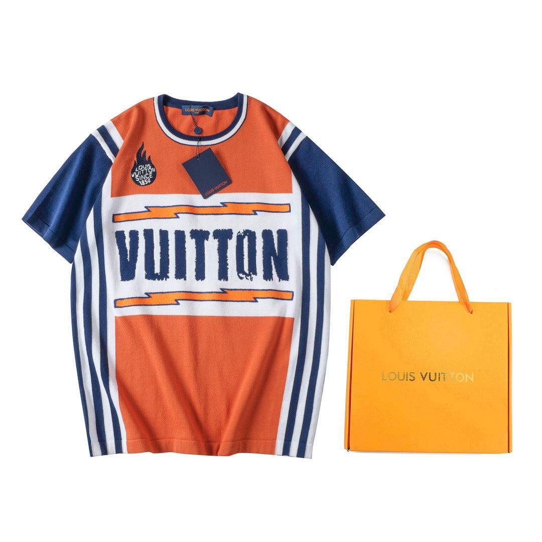 Louis Vuitton T-Shirt Without Collar 'Orange' - SleekGait